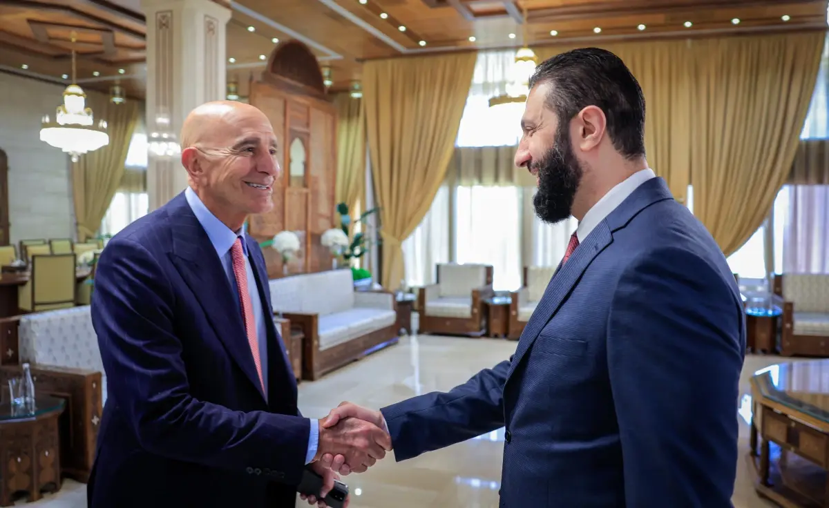 suriye cumhurbaskani sara ile abd temsilcisi barrack gorustu P9aeQHUV