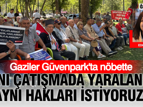 Guvenparkta gaziler nobette ayni catismada yaralandik ayni haklari istiyoruz TV4yWqwI